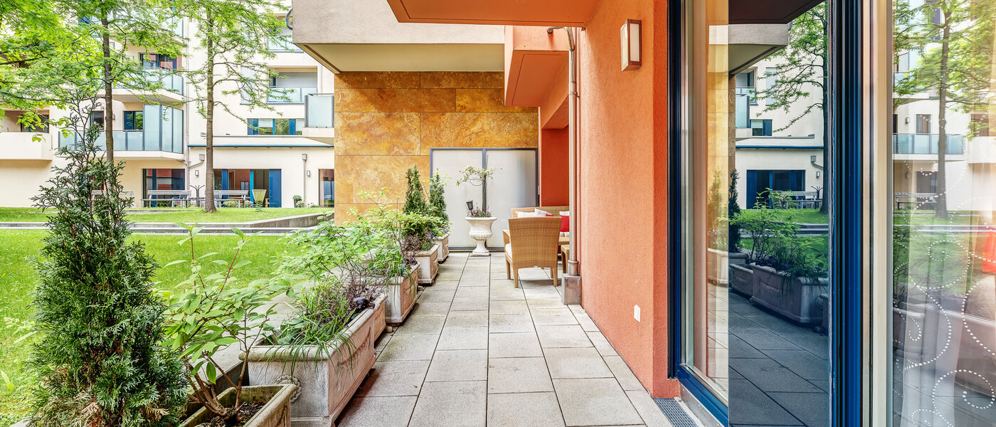 appartamento München Schwabing-Nord (zw. Leopoldstraße & Englischen Garten) 05 terrazza 6300