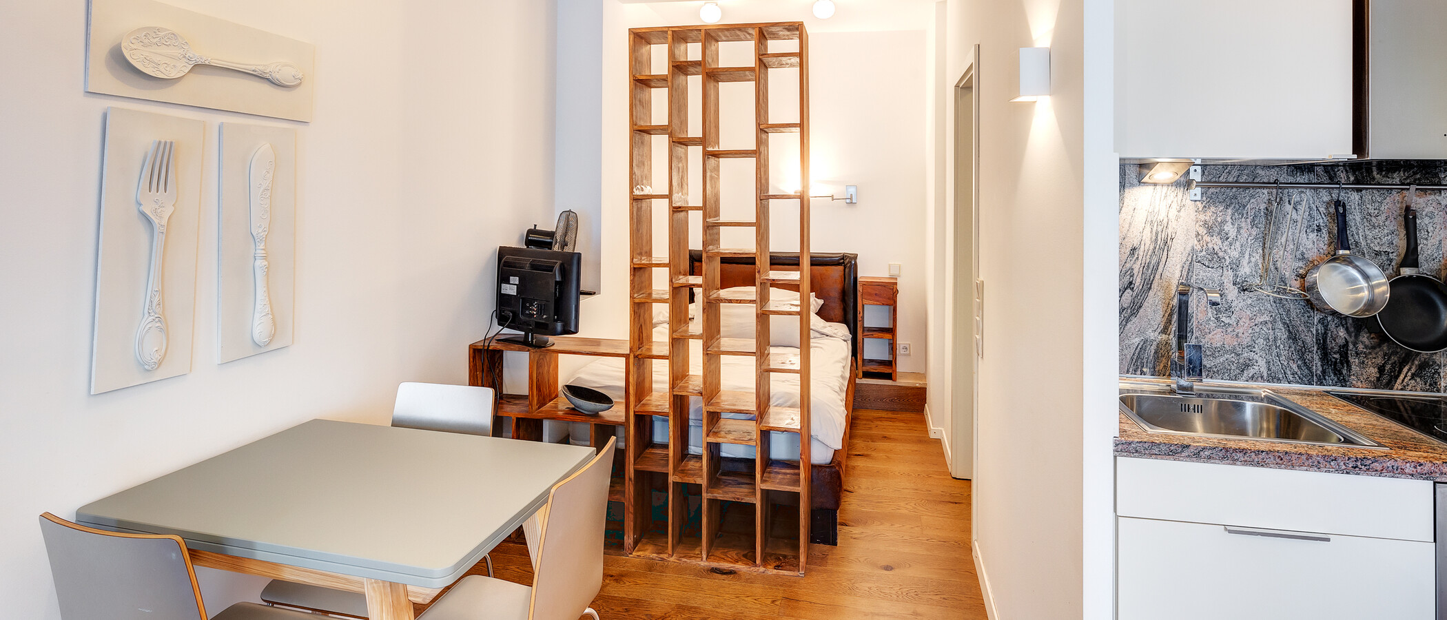 appartamento München Glockenbachviertel 04 zona living 6366