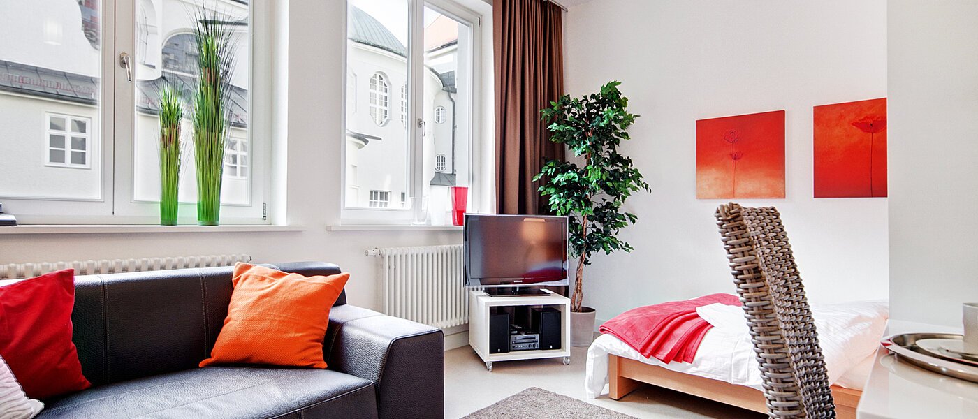 appartamento München Lehel 01 zona living 6435
