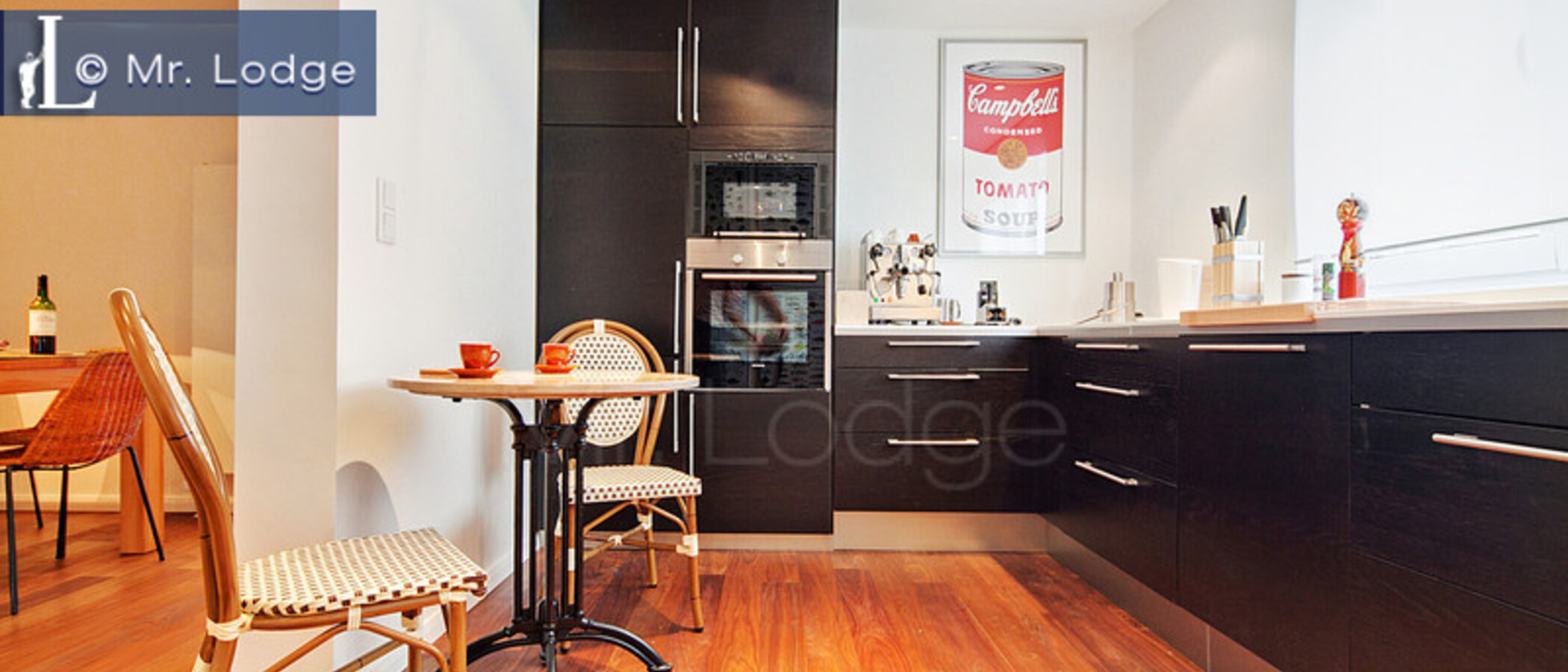 attico con terrazzo München Neuhausen 02 cucina 6439