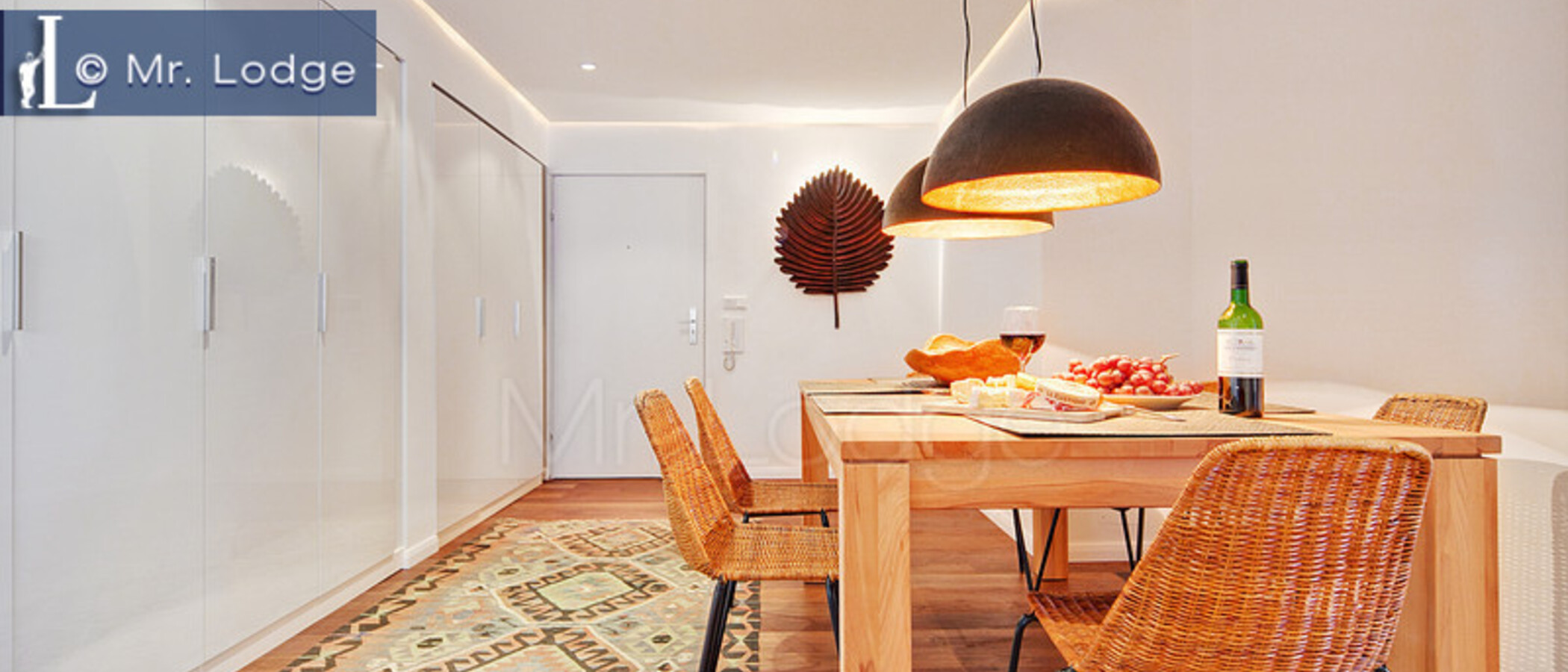 attico con terrazzo München Neuhausen 02 sala da pranzo 6439