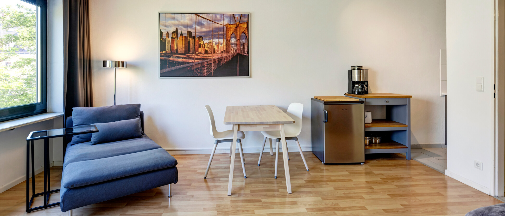 appartamento München Neuhausen 01 zona living 6444