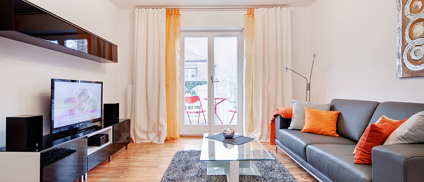 appartamento München Schwabing (links der Leopoldstraße) 02 soggiorno 6480