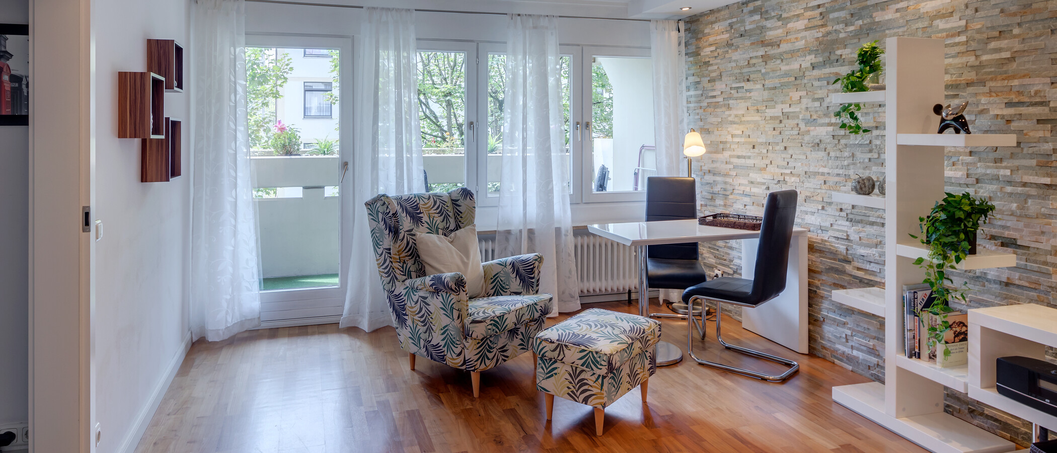appartamento München Obersendling 02 zona living 6506