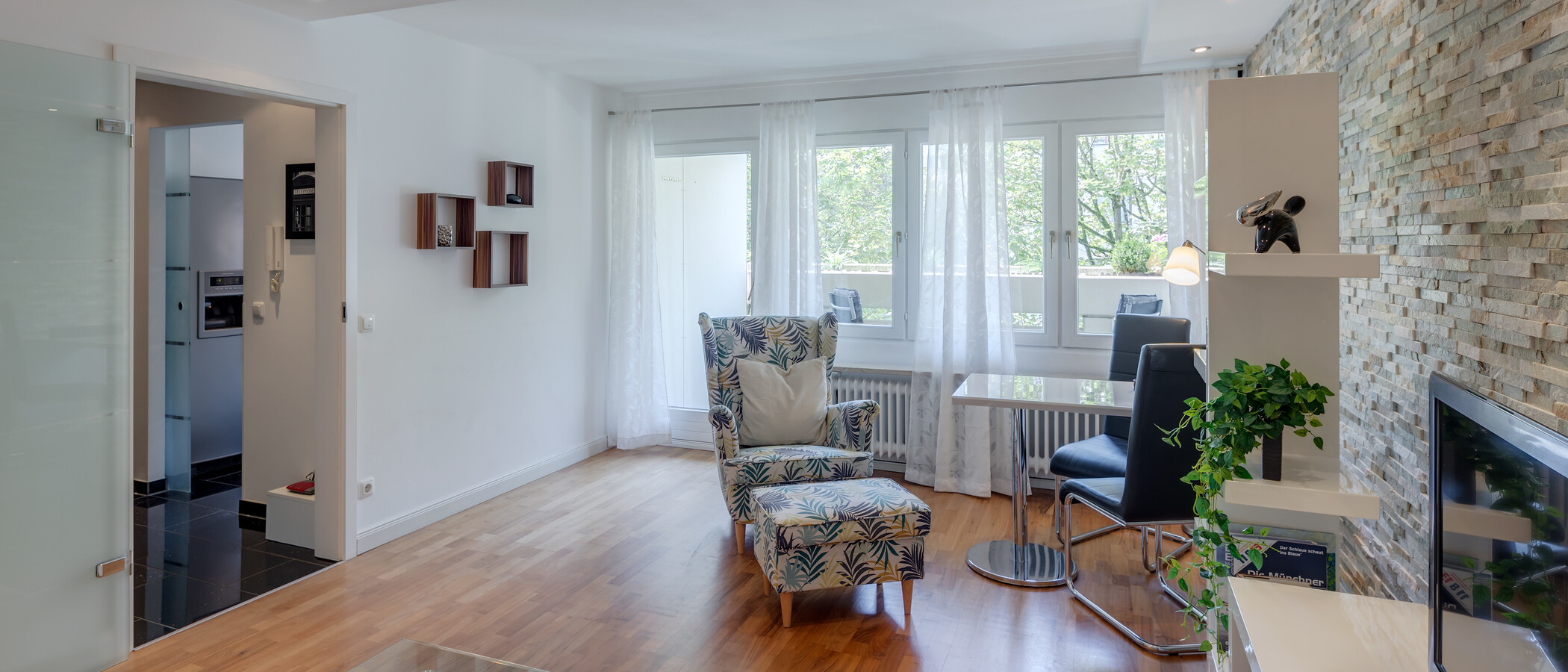 appartamento München Obersendling 03 zona living 6506