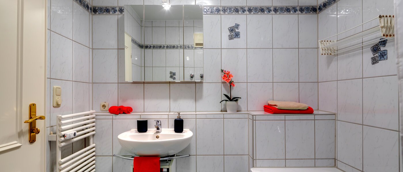 appartamento con giardino München Neuhausen 02 bagno 6555