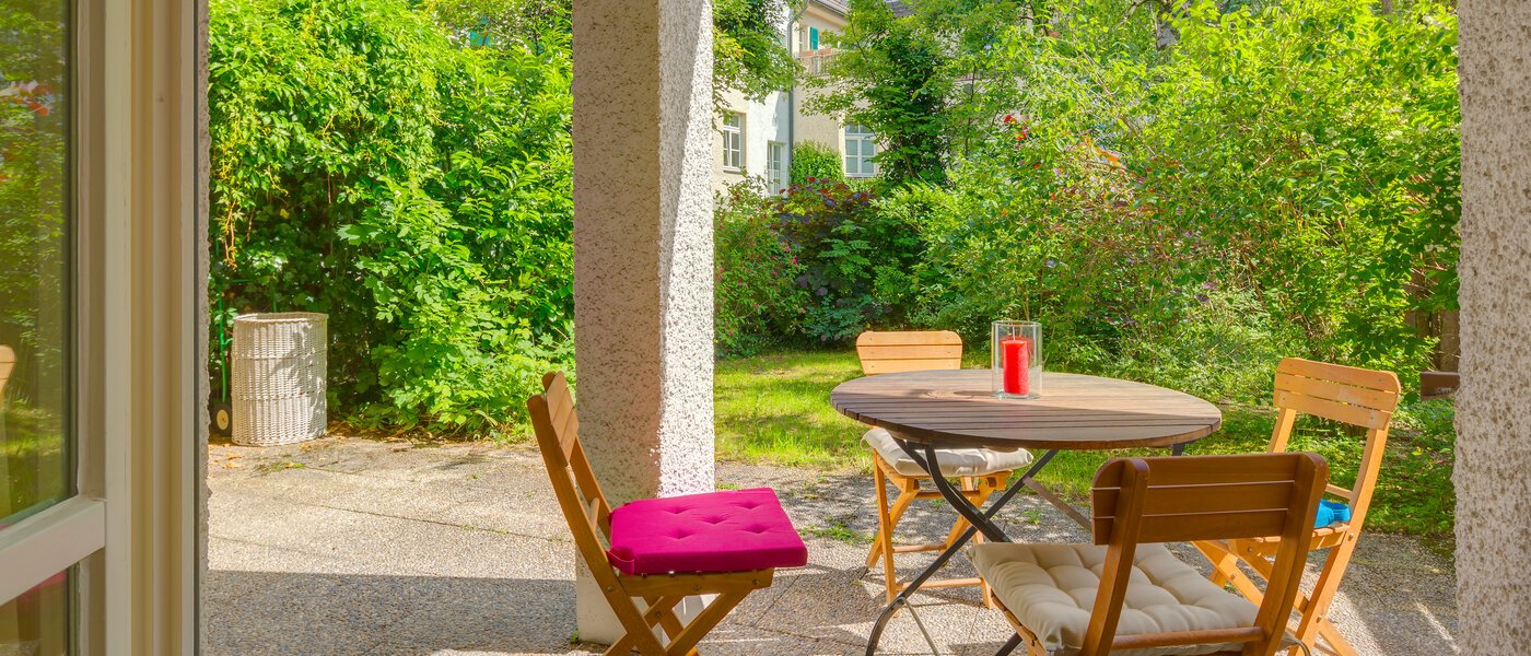 appartamento con giardino München Neuhausen 03 terrazza 6555