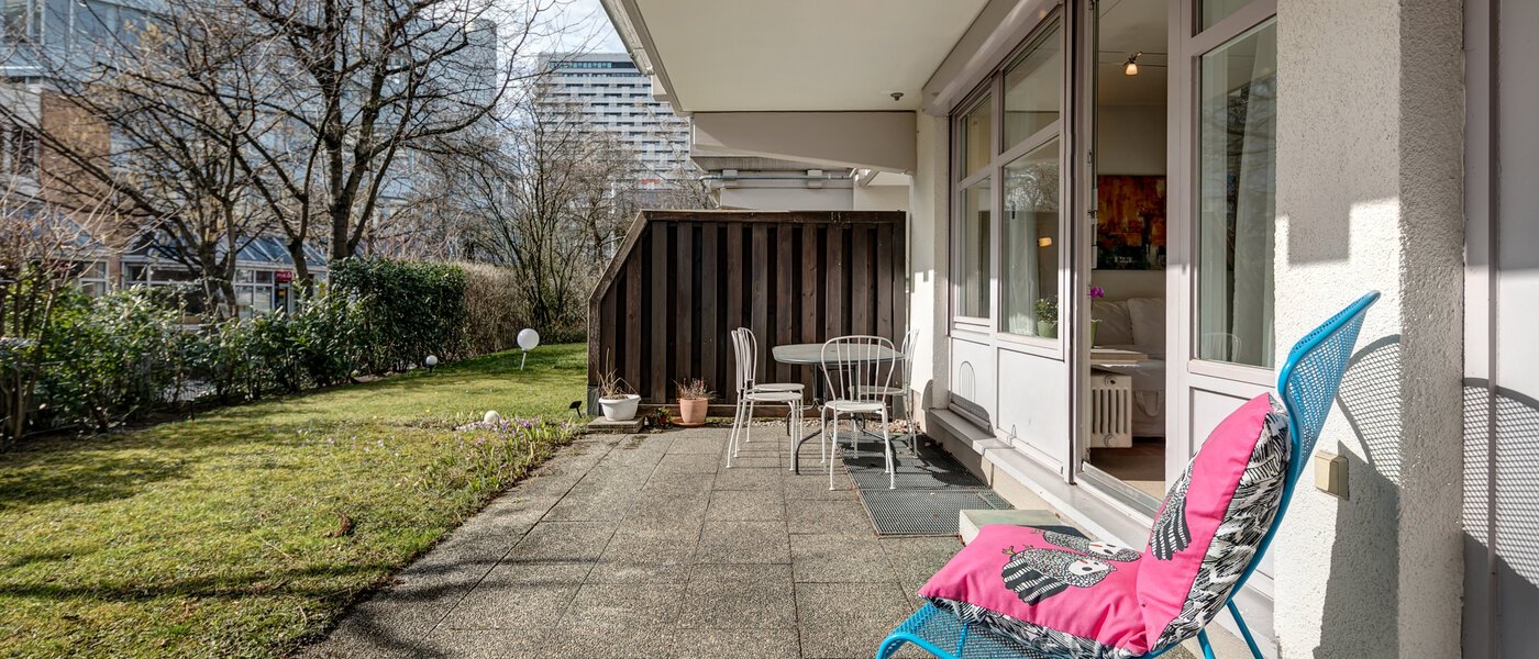 appartamento München Arabellapark 02 terrazza 6561