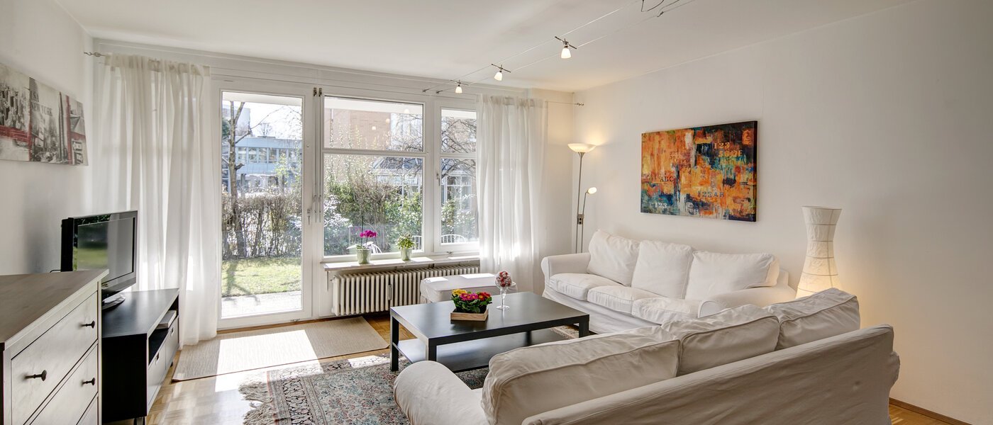 appartamento München Arabellapark 01 zona living 6561