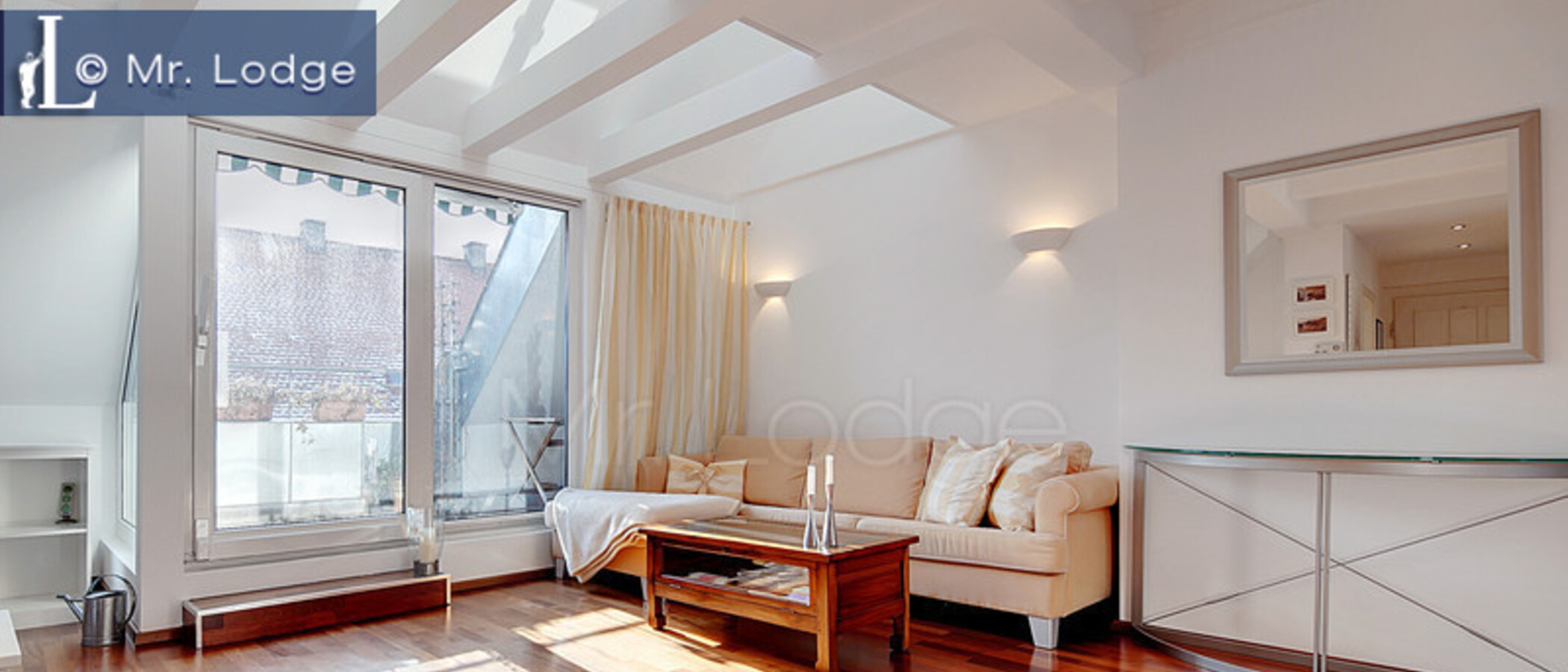appartamento con galleria München Lehel 02 soggiorno 6601