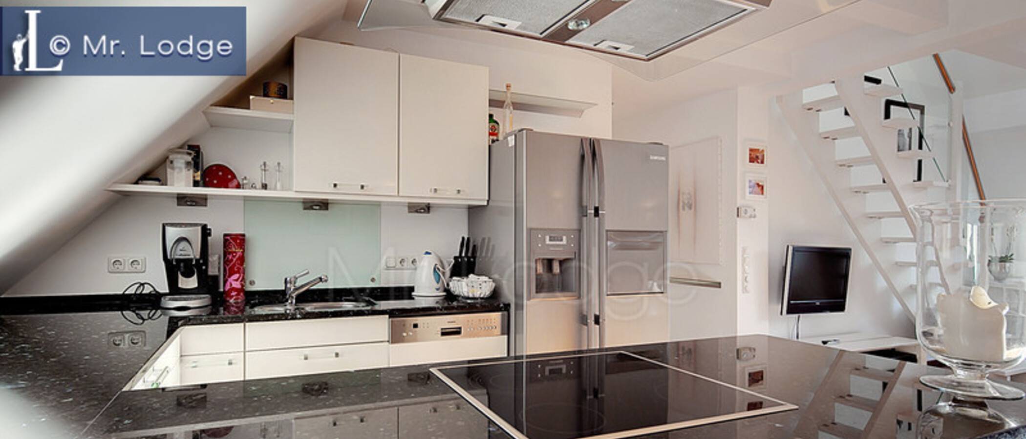appartamento con galleria München Lehel 02 cucina 6601