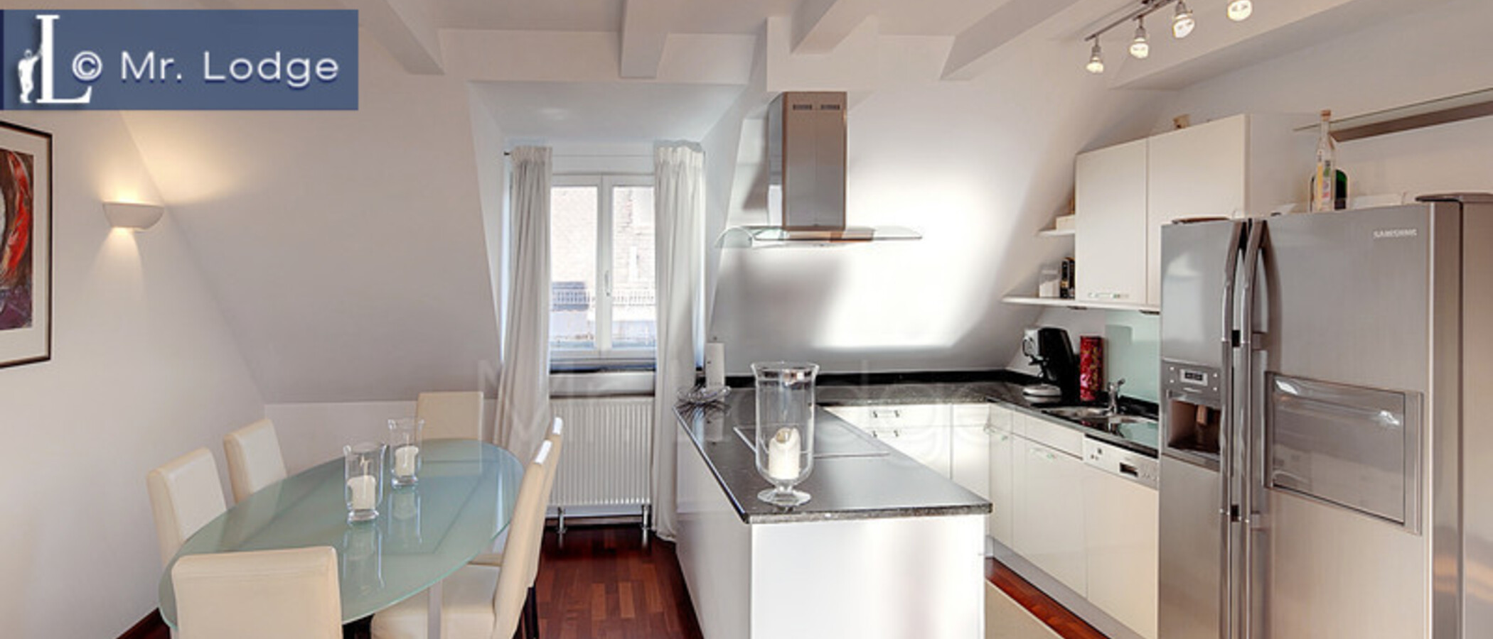 appartamento con galleria München Lehel 03 cucina 6601