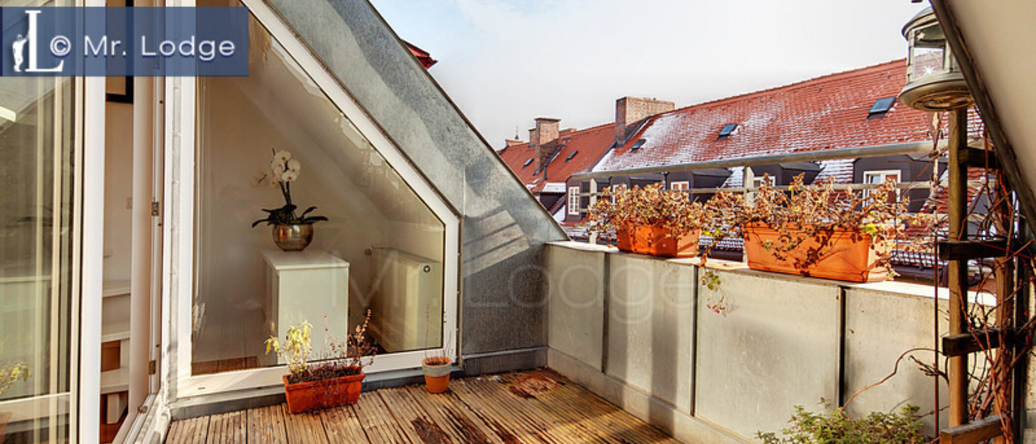 appartamento con galleria München Lehel 01 terrazza 6601