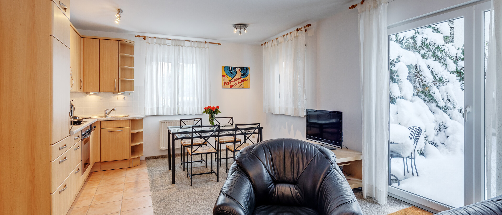 appartamento München Obermenzing 04 zona living 6621