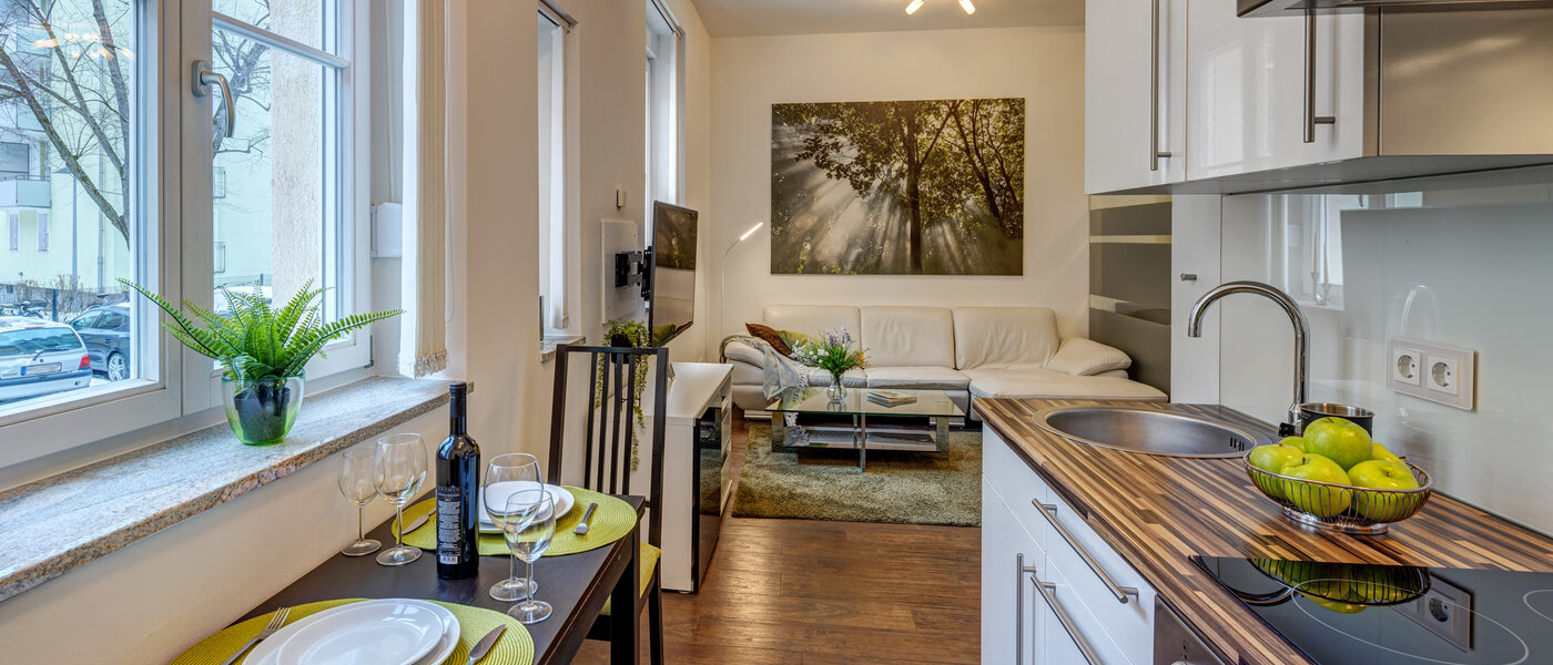 appartamento München Neuhausen 03 cucina 6646