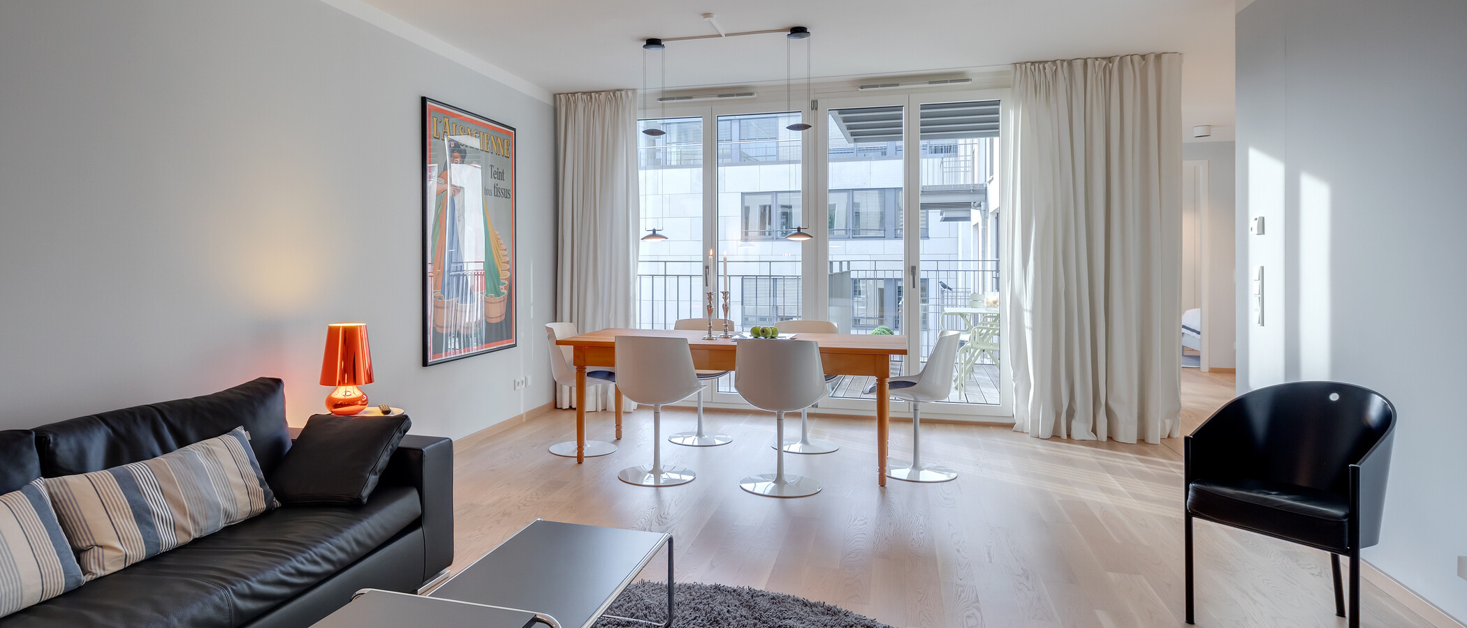 appartamento München Maxvorstadt 02 zona living 6679