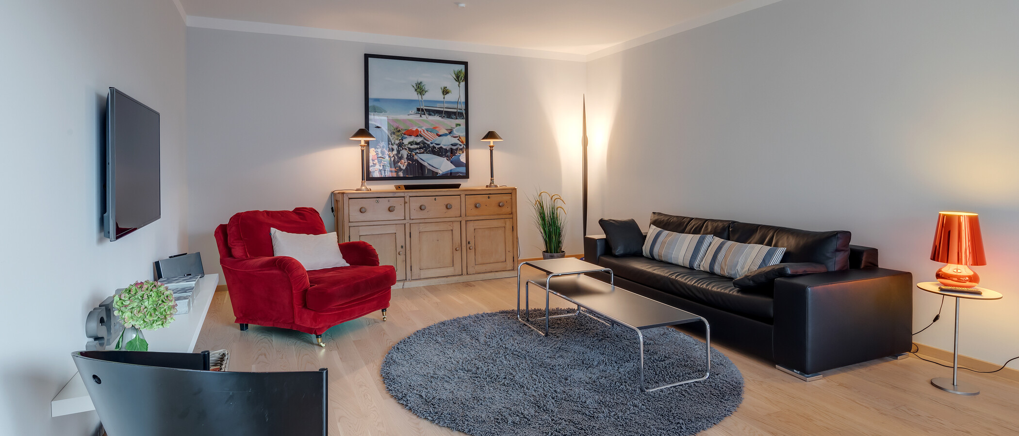 appartamento München Maxvorstadt 04 zona living 6679