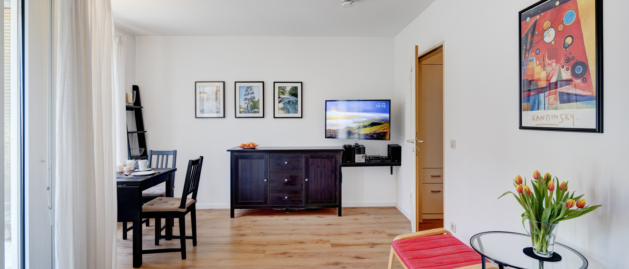 appartamento con giardino München Neuhausen 04 zona living 6696