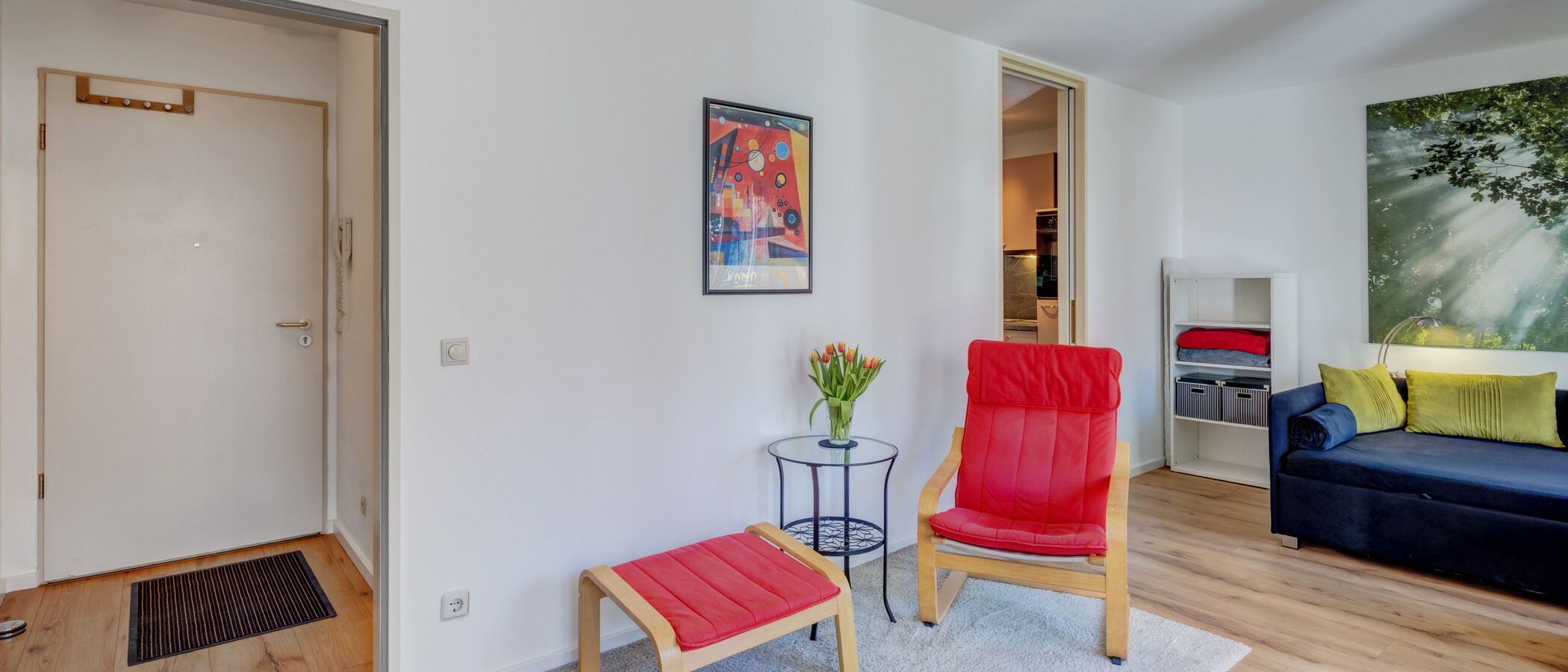 appartamento con giardino München Neuhausen 05 zona living 6696