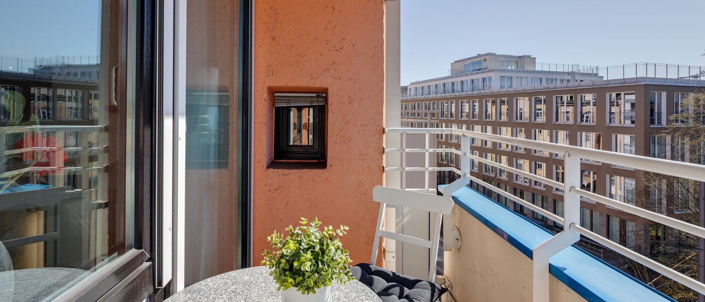appartamento München Bogenhausen 03 balcone 6716