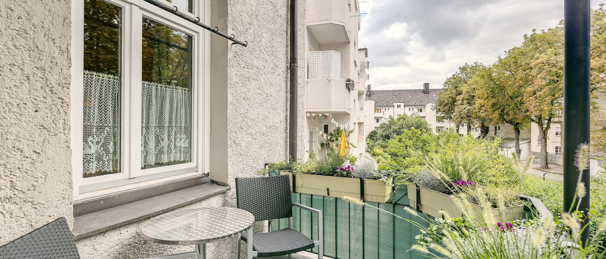 appartamento München Altbogenhausen 02 balcone 681