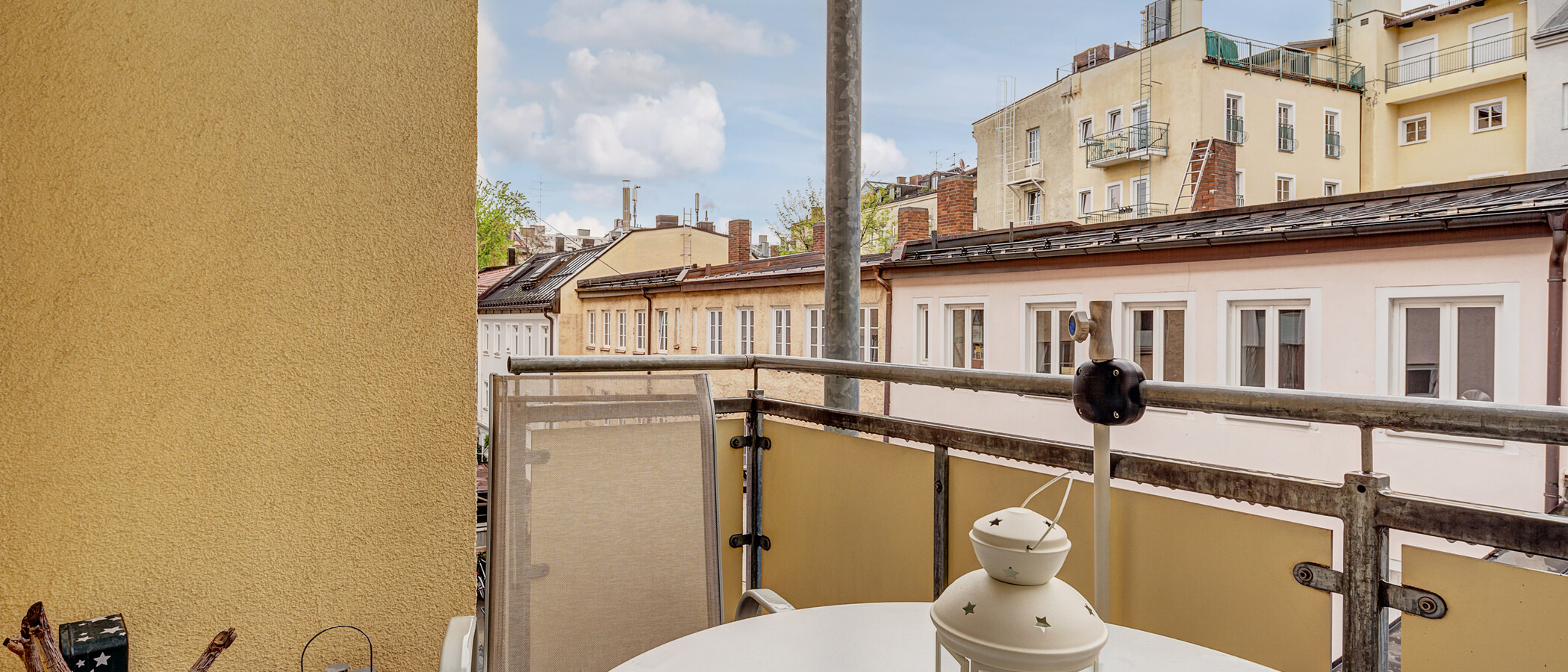 appartamento München Lehel 02 balcone 6859