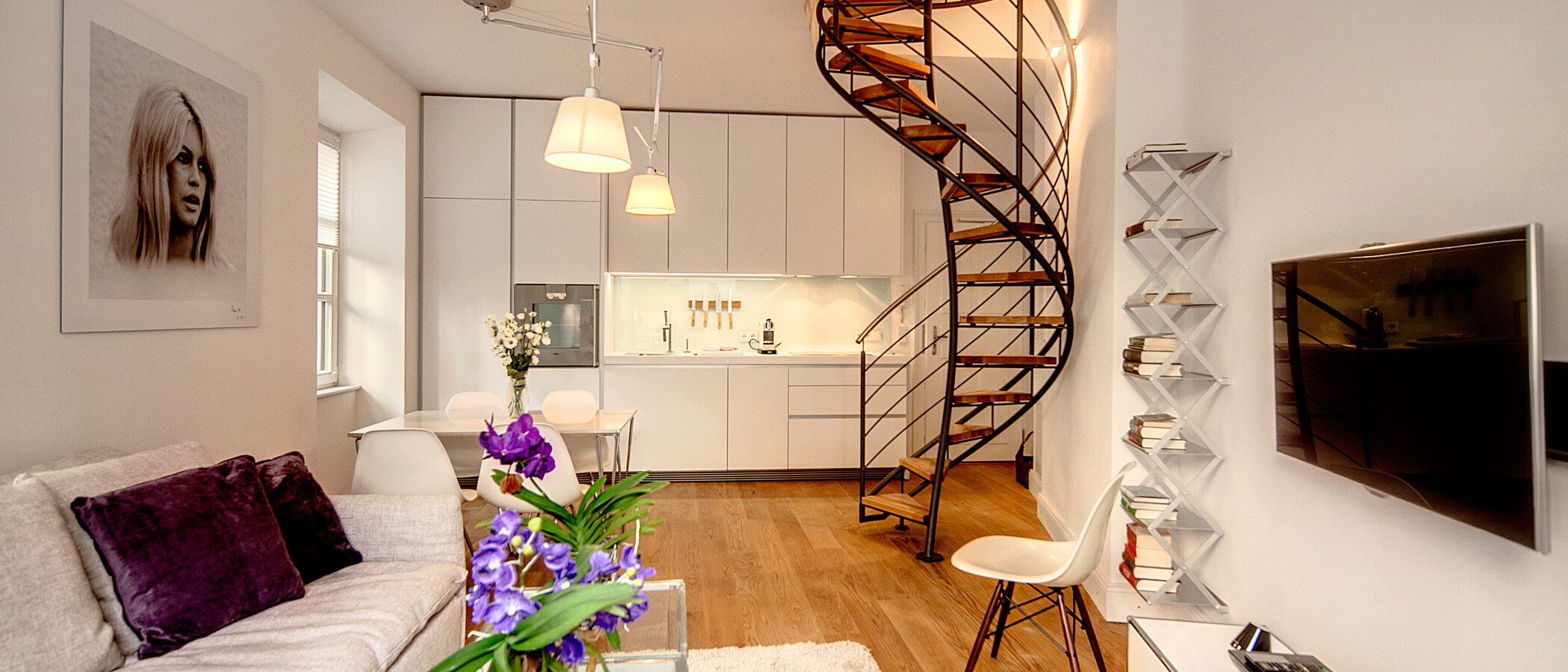 appartamento München Schwabing-Nord (zw. Belgrad- & Leopoldstraße) 05 soggiorno 6907