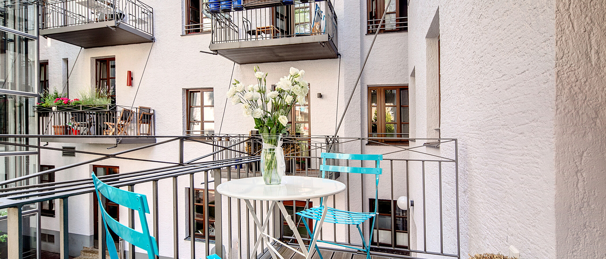 appartamento München Schwabing-Nord (zw. Belgrad- & Leopoldstraße) 02 balcone 6907