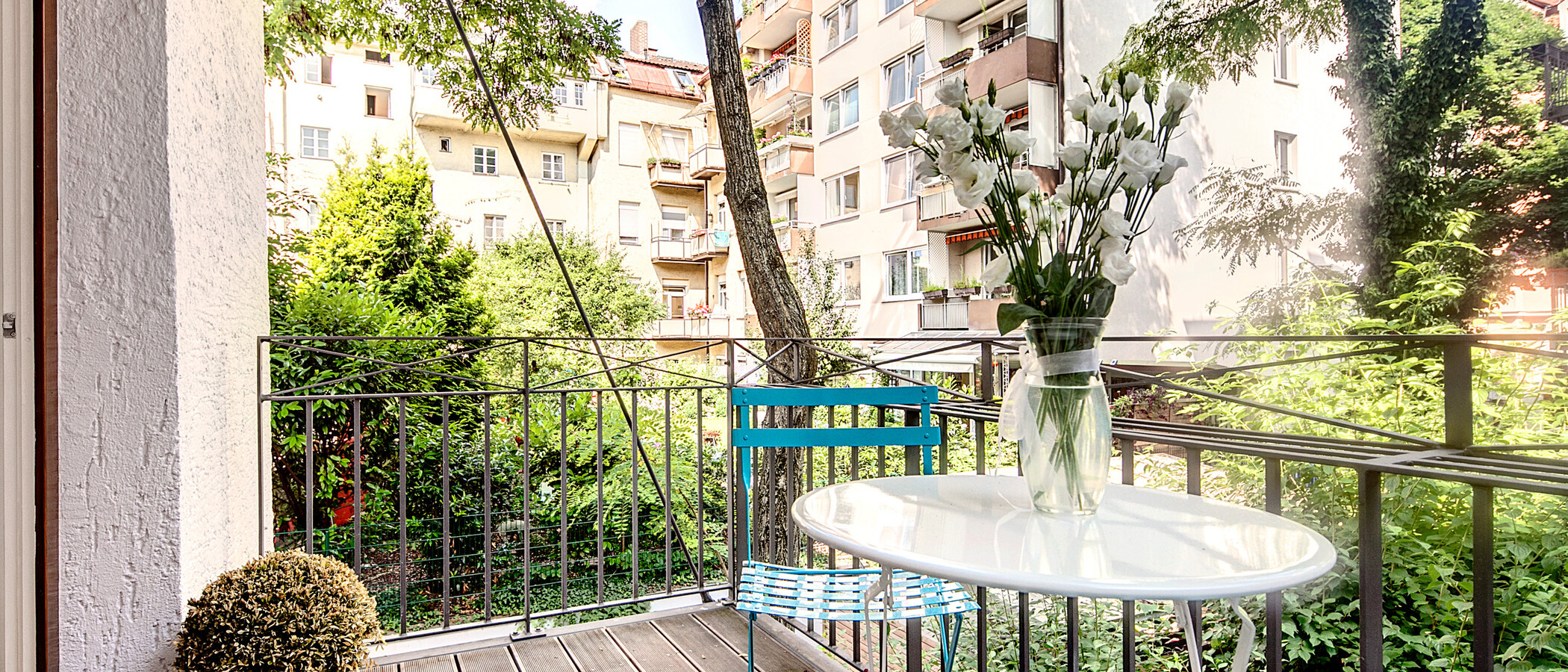 appartamento München Schwabing-Nord (zw. Belgrad- & Leopoldstraße) 03 balcone 6907