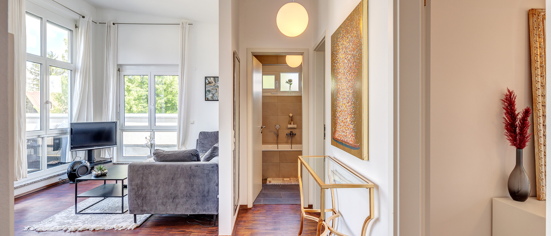 attico con terrazzo München Fasanerie 04 ingresso/corridioio 6919