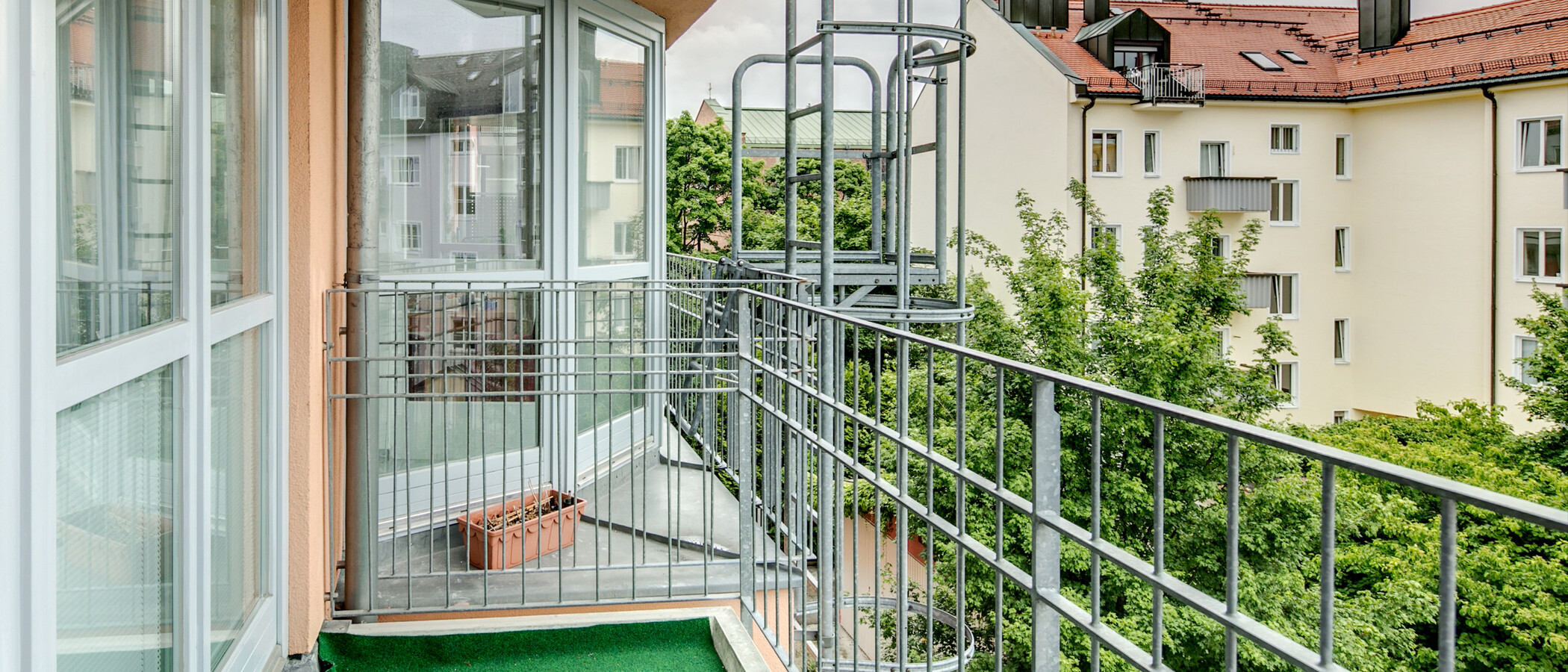 appartamento München Schwabing-Nord (zw. Belgrad- & Leopoldstraße) 02 balcone 6928