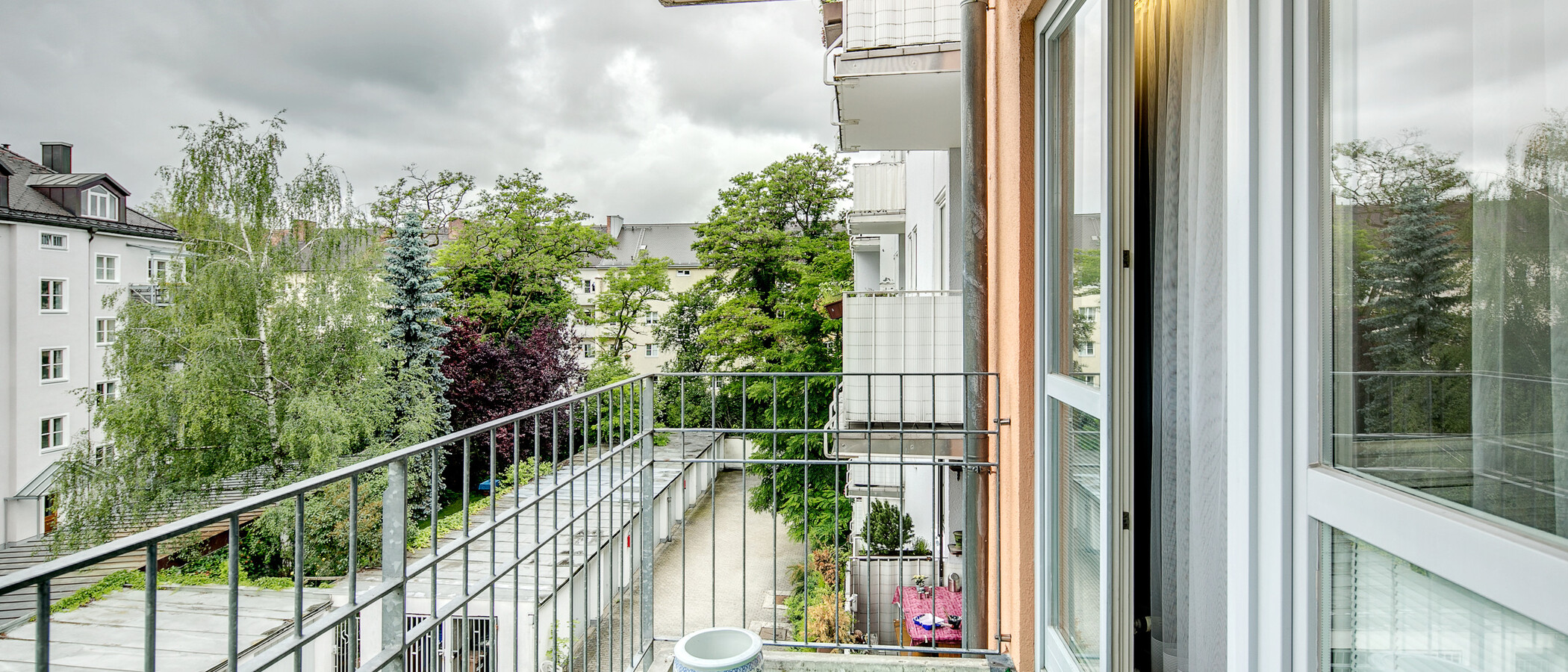 appartamento München Schwabing-Nord (zw. Belgrad- & Leopoldstraße) 03 balcone 6928