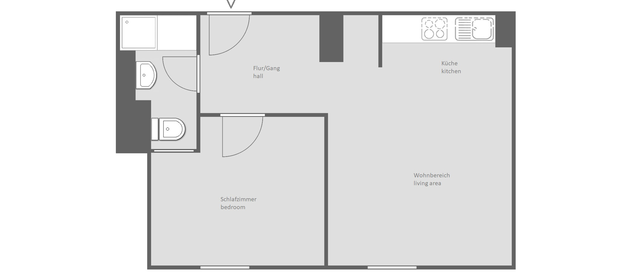 appartamento München Haidhausen 01 planimetria 6958