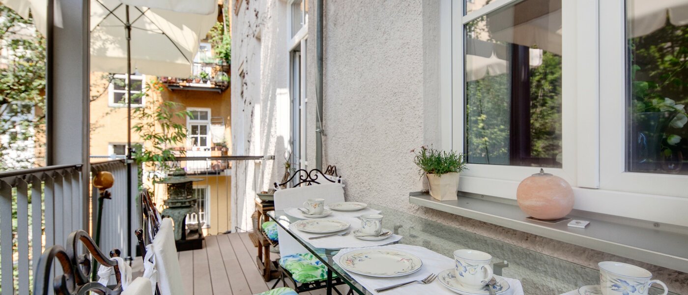 appartamento München Glockenbachviertel 01 balcone 6991