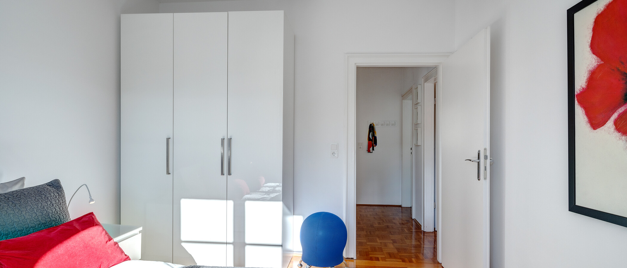 appartamento München Schwabing 03 camera da letto 7034