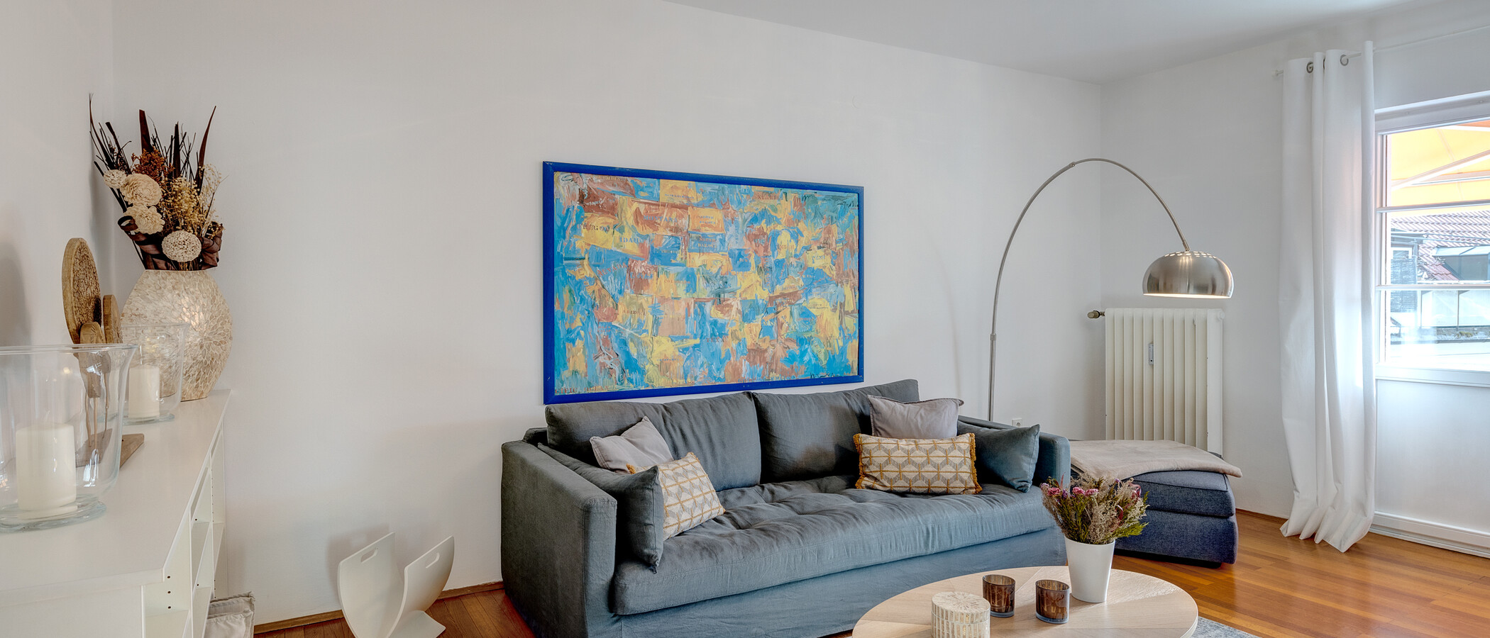 appartamento München Schwabing 01 soggiorno 7034