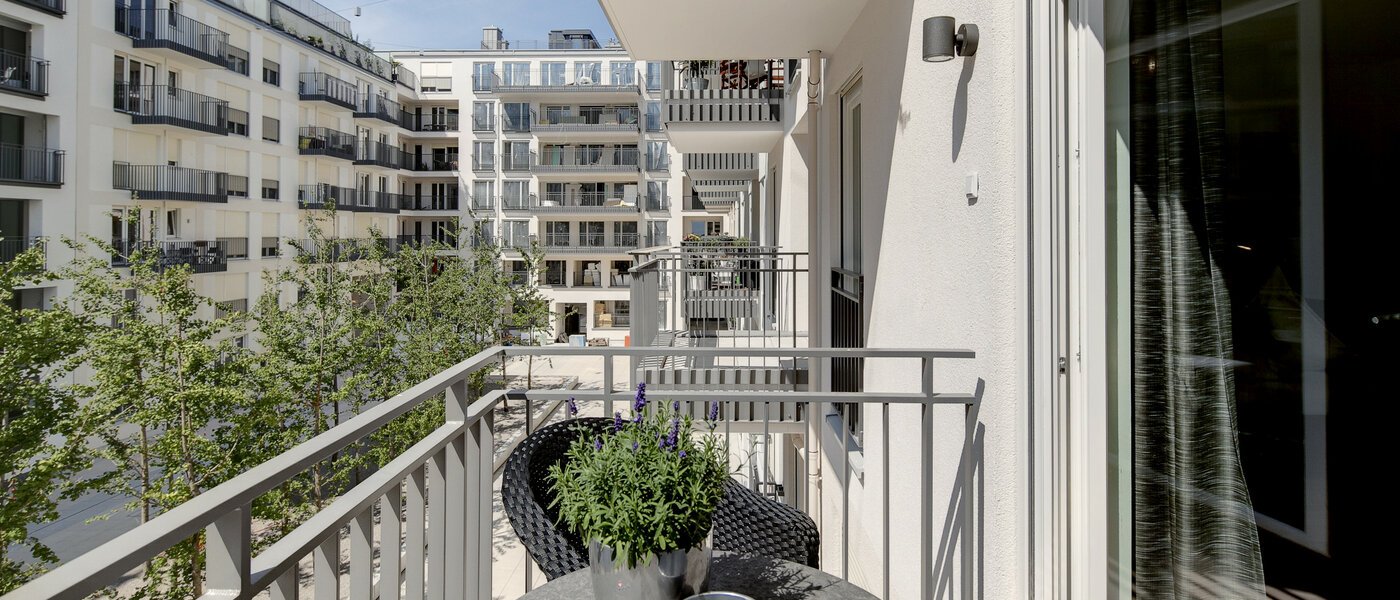 appartamento München Maxvorstadt 03 balcone 7036