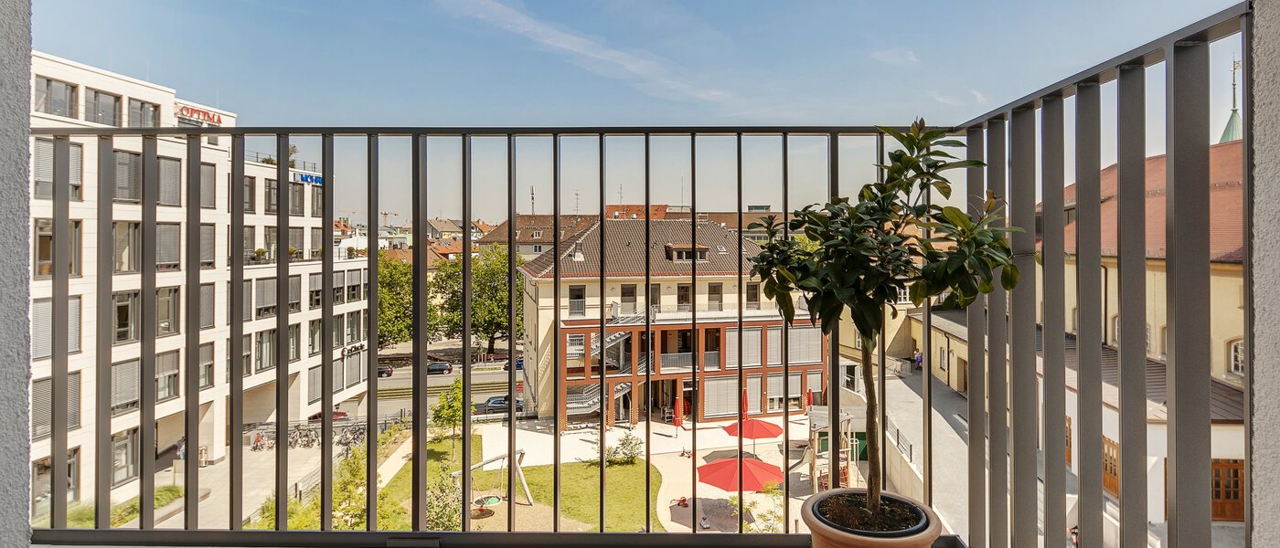 appartamento München Maxvorstadt 05 balcone 7037