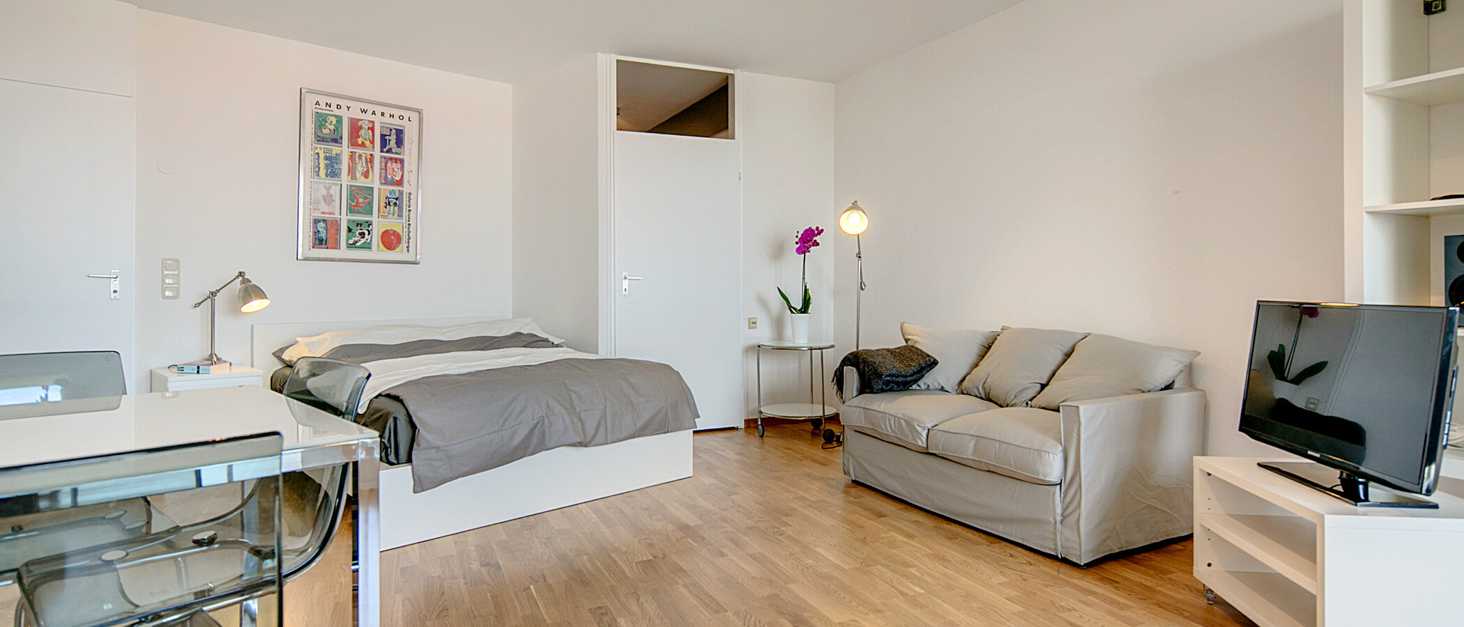 appartamento München Schwabing 01 zona notte 7069