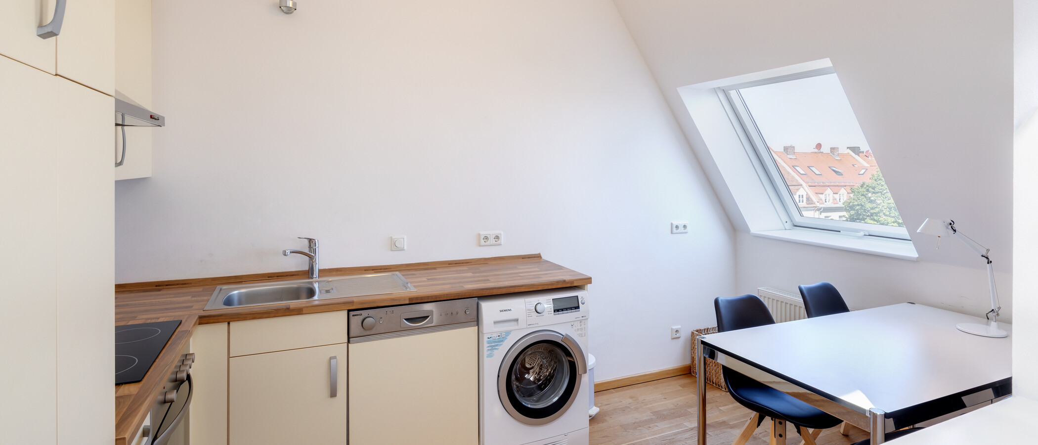 attico München Neuhausen 02 cucina 7084