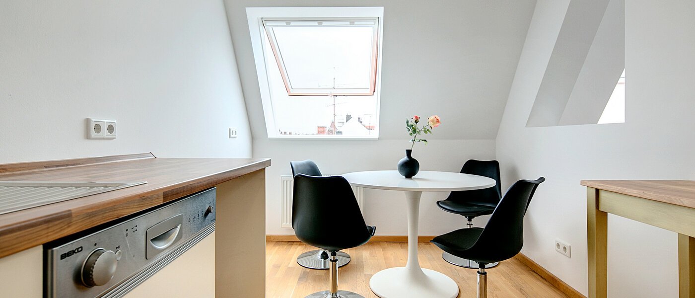 attico München Neuhausen 03 cucina 7084