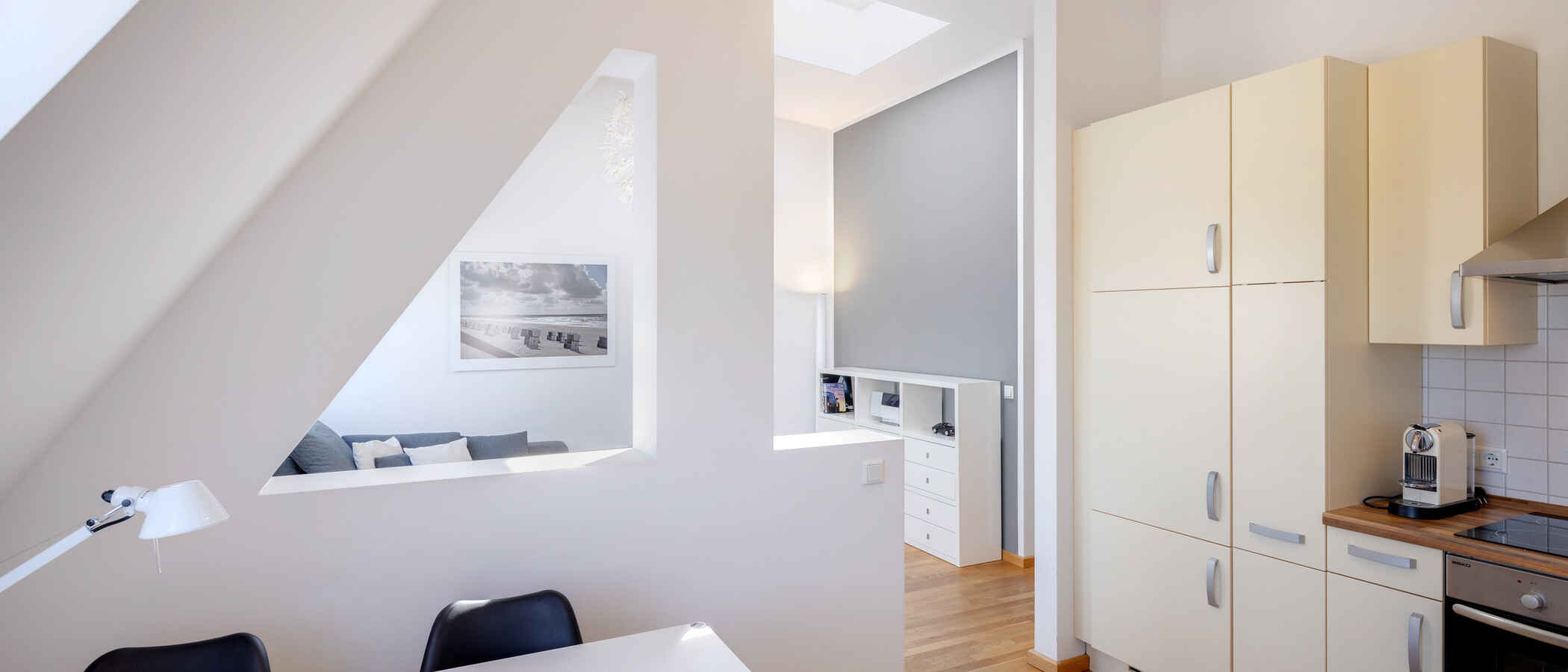 attico München Neuhausen 03 cucina 7084