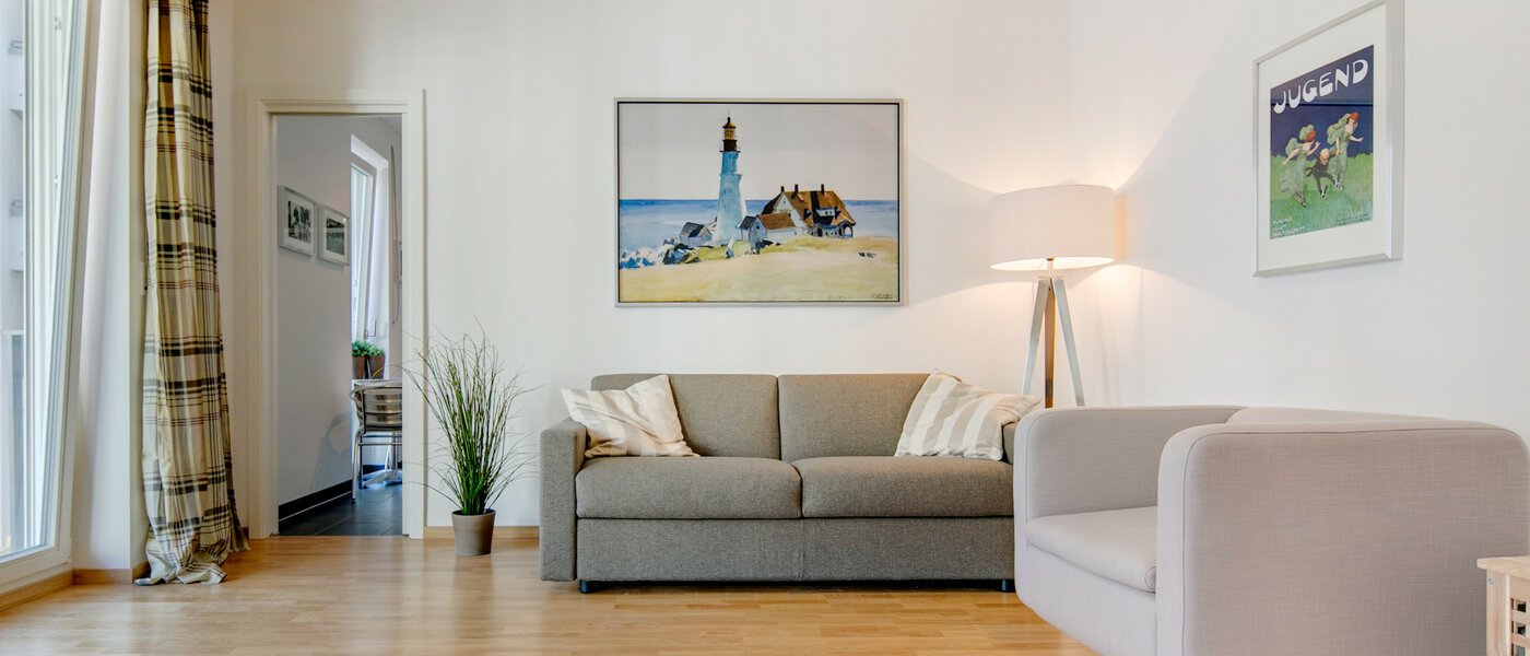 appartamento München Maxvorstadt 02 soggiorno 7104