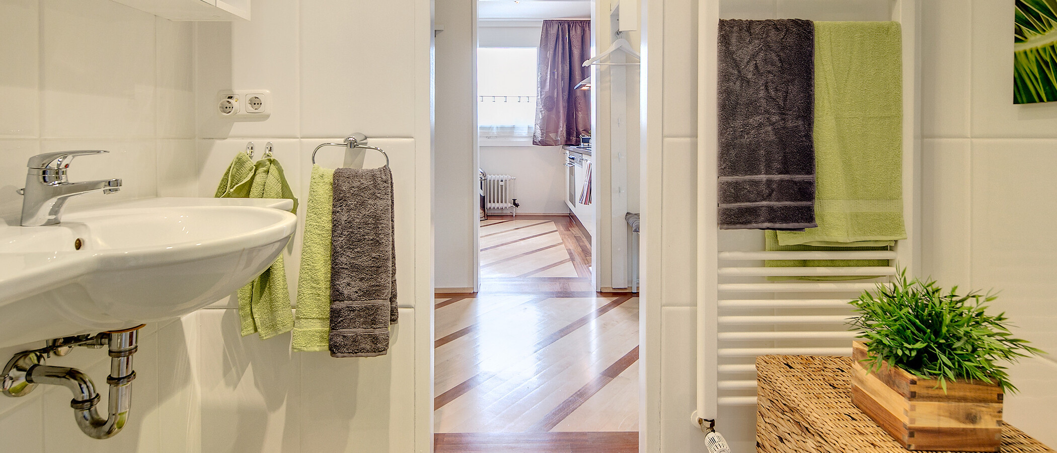 appartamento München Arabellapark 03 bagno 7141