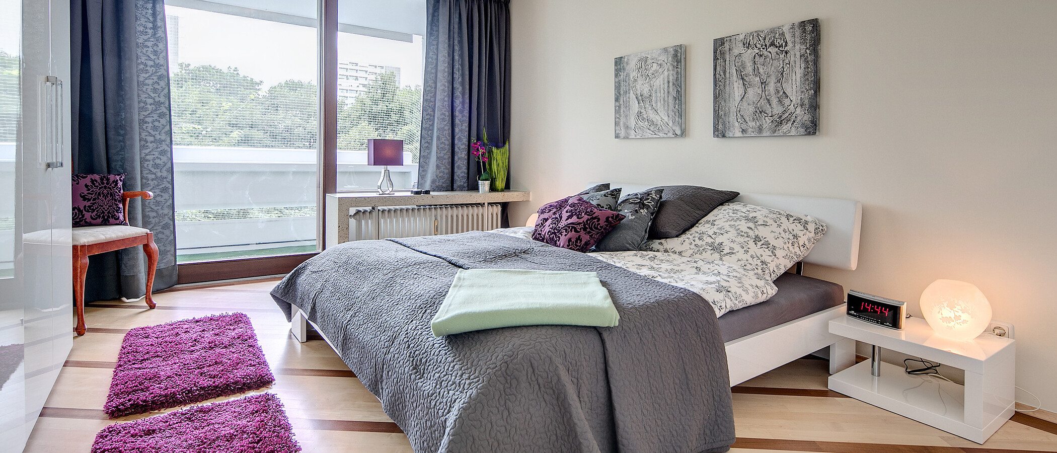 appartamento München Arabellapark 01 zona notte 7141