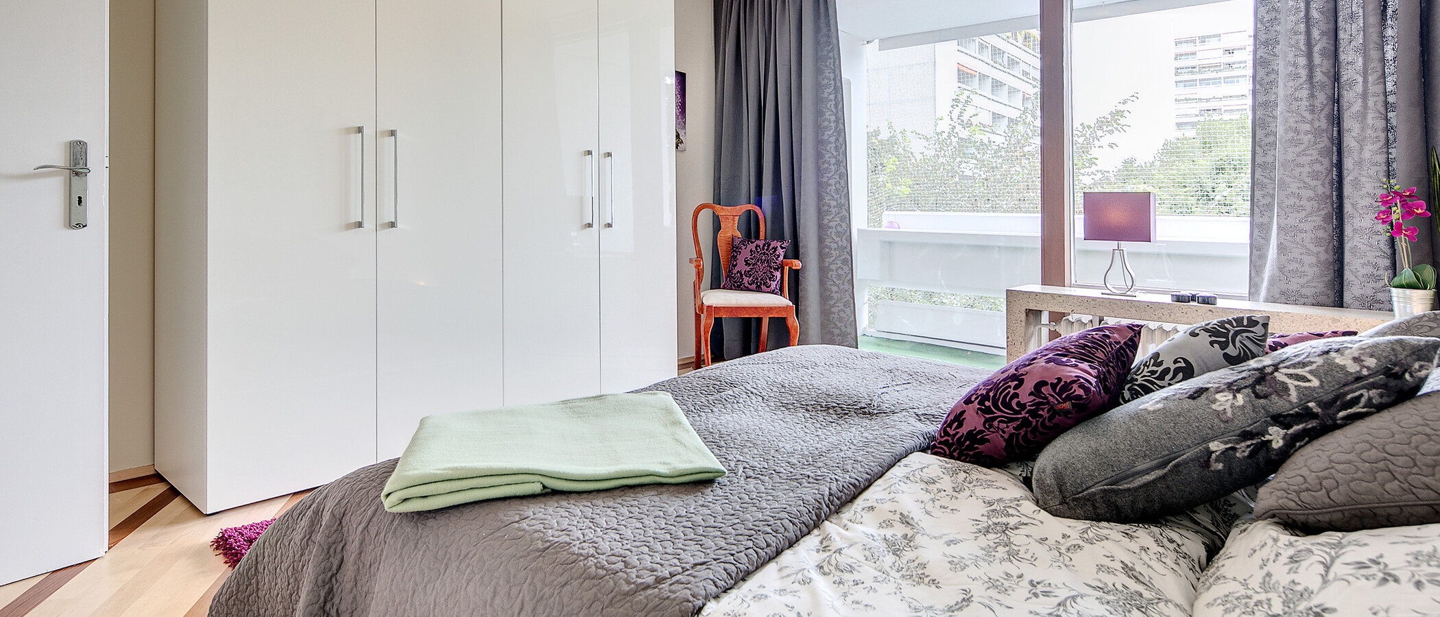 appartamento München Arabellapark 02 zona notte 7141
