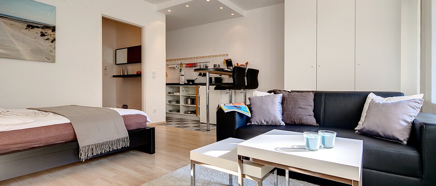 appartamento München Neuhausen 03 soggiorno 7179