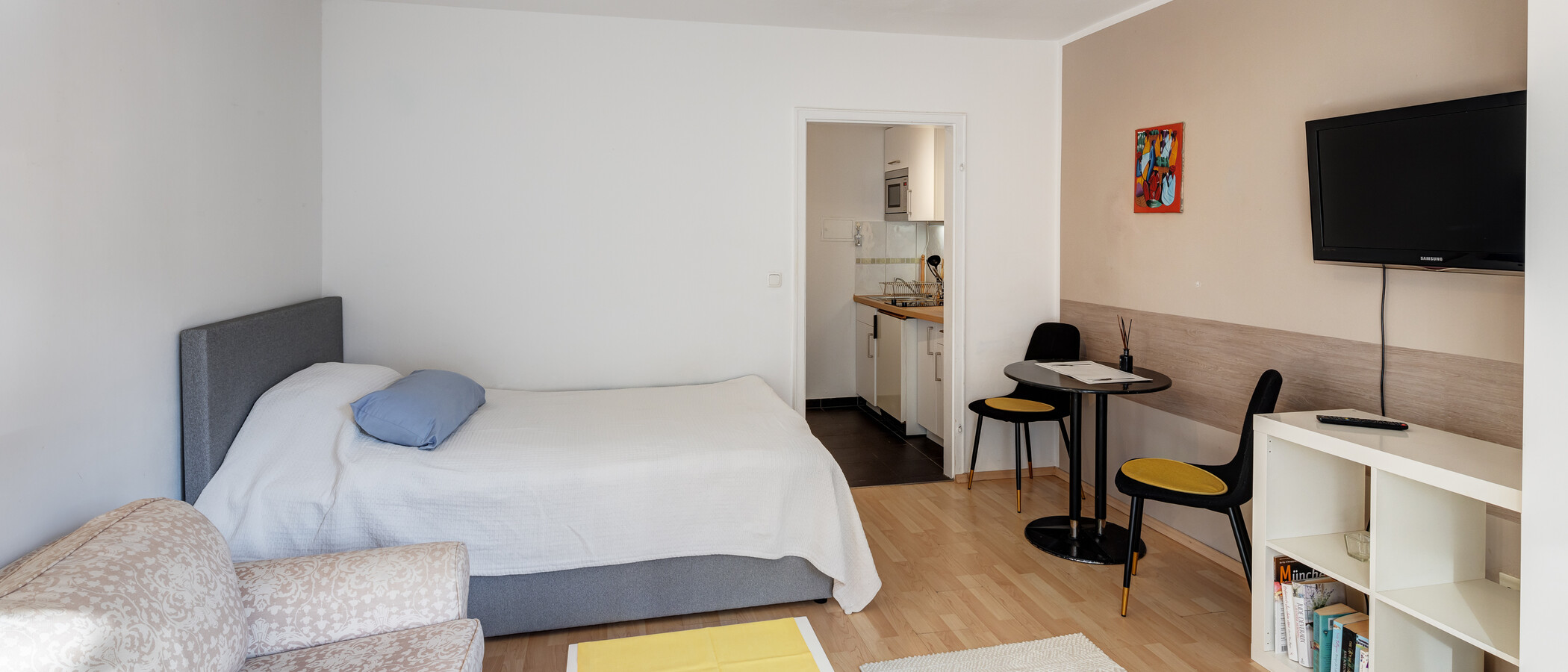 abitazione München Fasangarten 03 zona living 7182