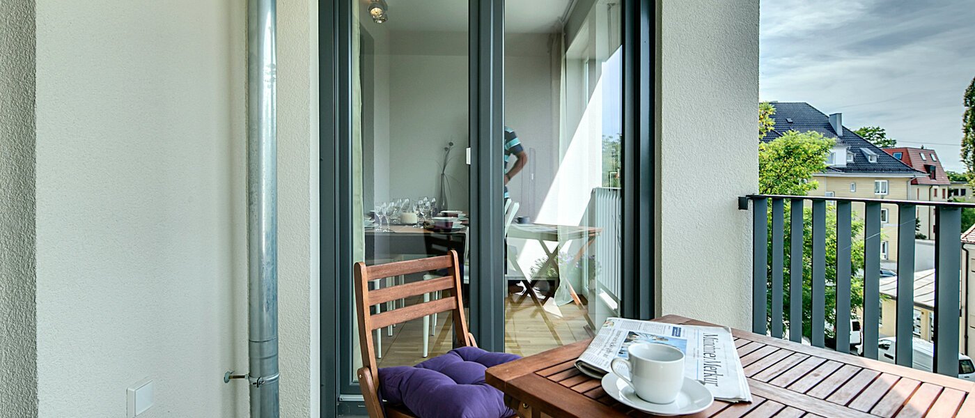 appartamento München Moosach 03 balcone 7228