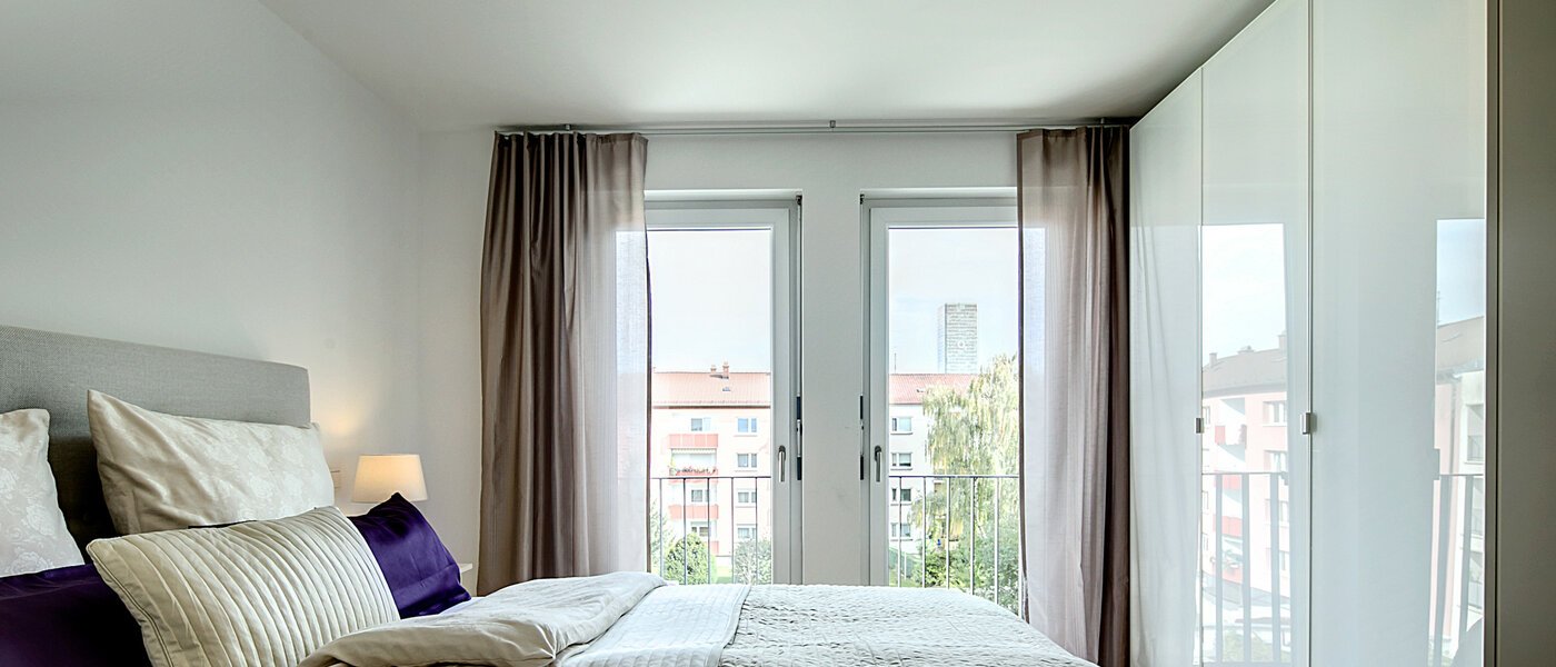 appartamento München Moosach 02 camera da letto 7228